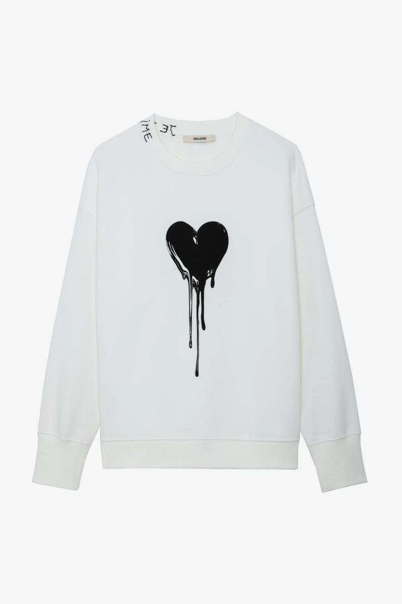 Zadig & Voltaire - Flowing Heart Sweatshirt - Council Studio